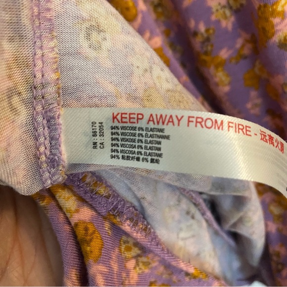 Free People Kaya Floral Pink Bodysuit - Picture 9 of 9